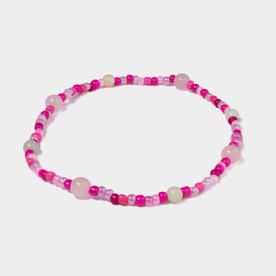 Hundehalskette aus Perlen in Pink von SUNNY BERLIN