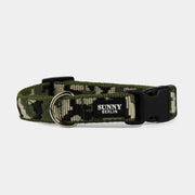 Hundehalsband Basic – Camouflage – Neonpink