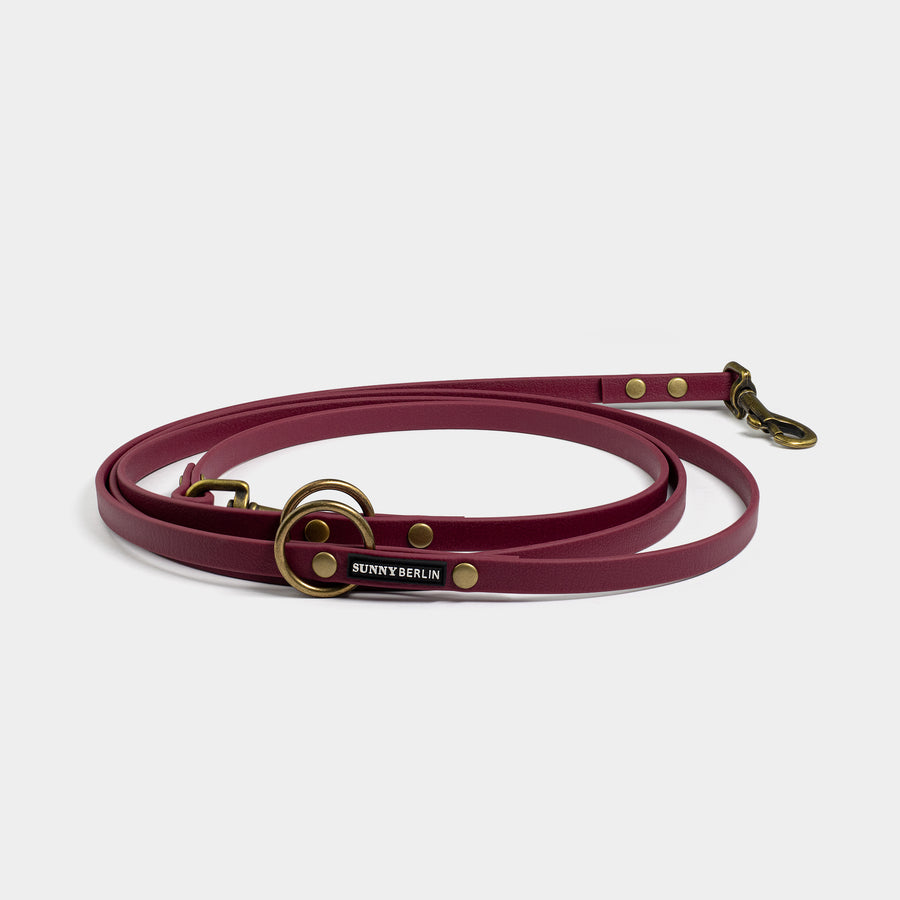 Leash BioThane® Petite - Wine Red - Antique