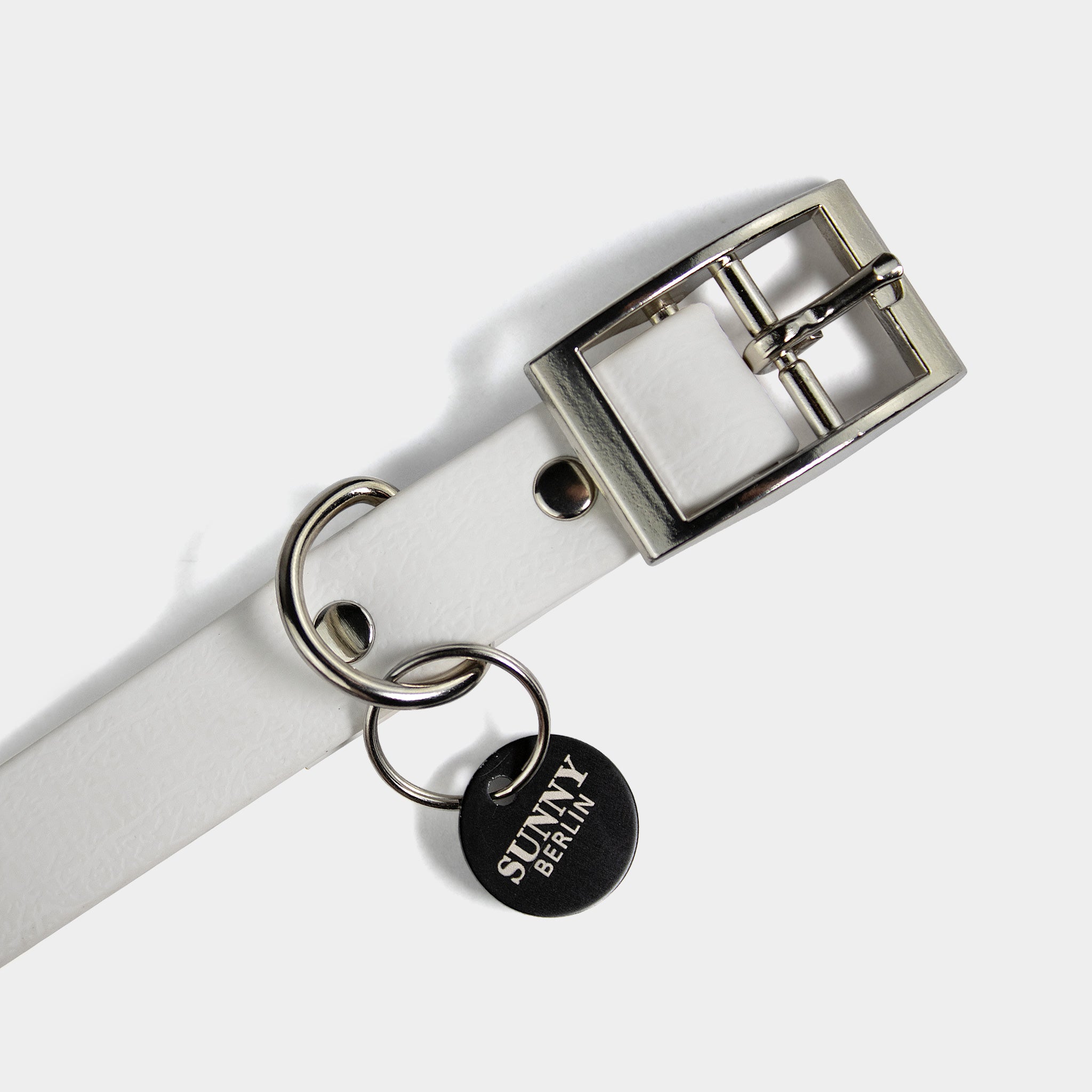 Halsband Color Metal - Weiß