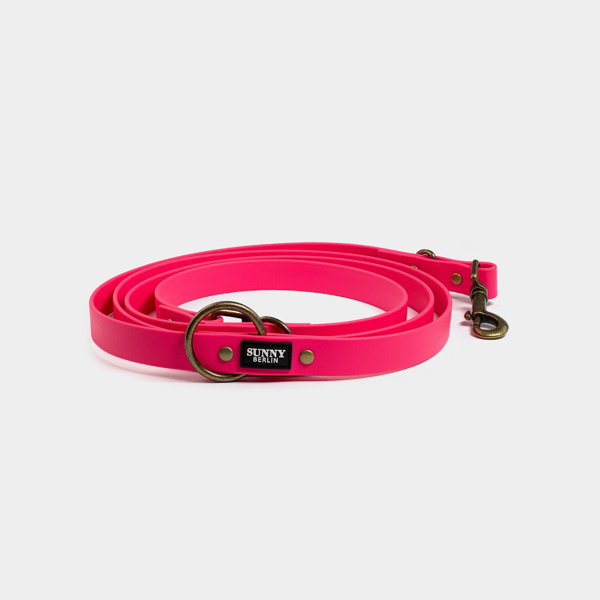 Biothane Hundeleine in pink von SUNNY BERLIN im Vintage Look