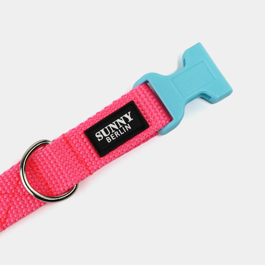 Hundehalsband Basic – Pink – Neonpink