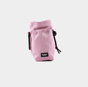 Leckerlibeutel für Hunde in rosa aus Cord von Sunny Berlin. Innenfutter und Kordel in schwarz.